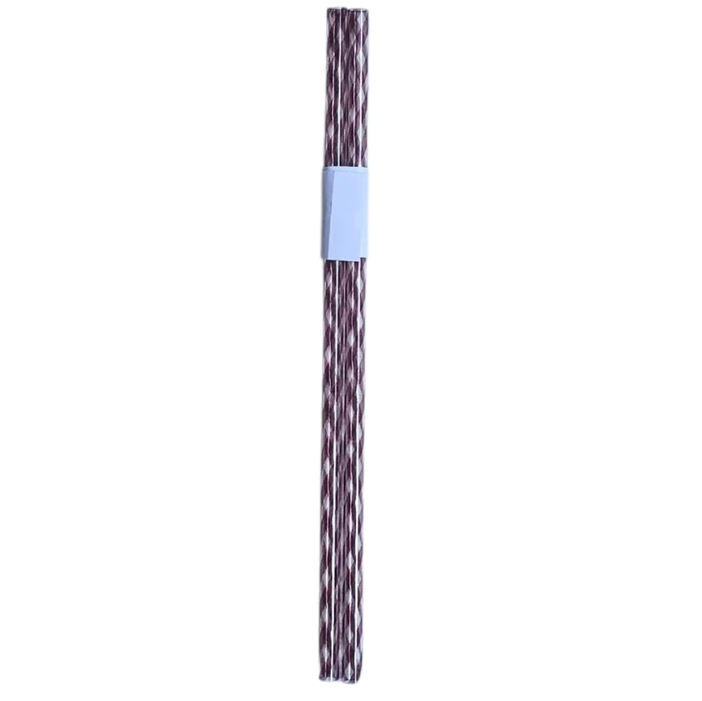 New Stanley Scarlet Tinsel Red Ribbon  Straw - Picture 2 of 2